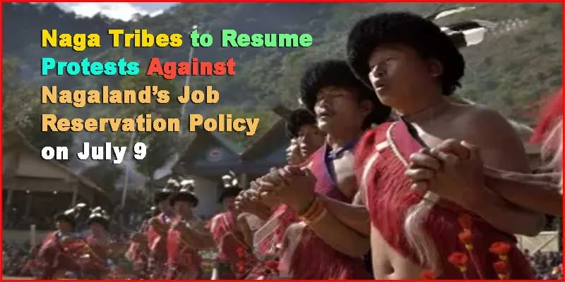 Naga tribes protesting against Nagaland’s job reservation policy demanding fair representation and tribal rights