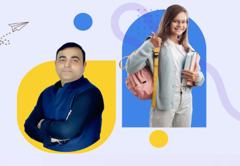 Promotional banner for Simply UPSC's social media platforms featuring a megaphone, smartphone with social media icons, and contact details including website, YouTube, Instagram, Facebook, Telegram, and a QR code for the Simply UPSC app.